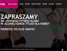 Tablet Screenshot of ladyfitnesscenter.pl